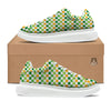 St. Patrick's Day Irish Checkered Print Platform Shoes-grizzshop