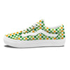 St. Patrick's Day Irish Checkered Print Skate Shoes-grizzshop