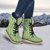 St. Patrick's Day Irish Checkered Print Snow Boots-grizzshop