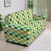 St. Patrick's Day Irish Checkered Print Sofa Cover-grizzshop