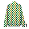 St. Patrick's Day Irish Checkered Print Track Jacket-grizzshop