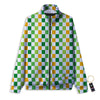 St. Patrick's Day Irish Checkered Print Track Jacket-grizzshop