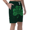 St. Patrick's Day Irish Clover Print Men's Shorts-grizzshop