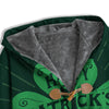 St. Patrick's Day Irish Clover Print Men's Windbreaker Jacket-grizzshop