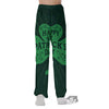 St. Patrick's Day Irish Clover Print Pajama Pants-grizzshop