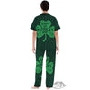 St. Patrick's Day Irish Clover Print Women's Pajamas Set-grizzshop