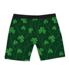 St. Patrick's Day Irish Leaf Print Boxer Briefs-grizzshop