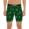 St. Patrick's Day Irish Leaf Print Boxer Briefs-grizzshop