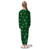 St. Patrick's Day Irish Leaf Print Kid's Pajamas-grizzshop