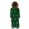 St. Patrick's Day Irish Leaf Print Kimono-grizzshop