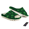 St. Patrick's Day Irish Leaf Print Sandals-grizzshop