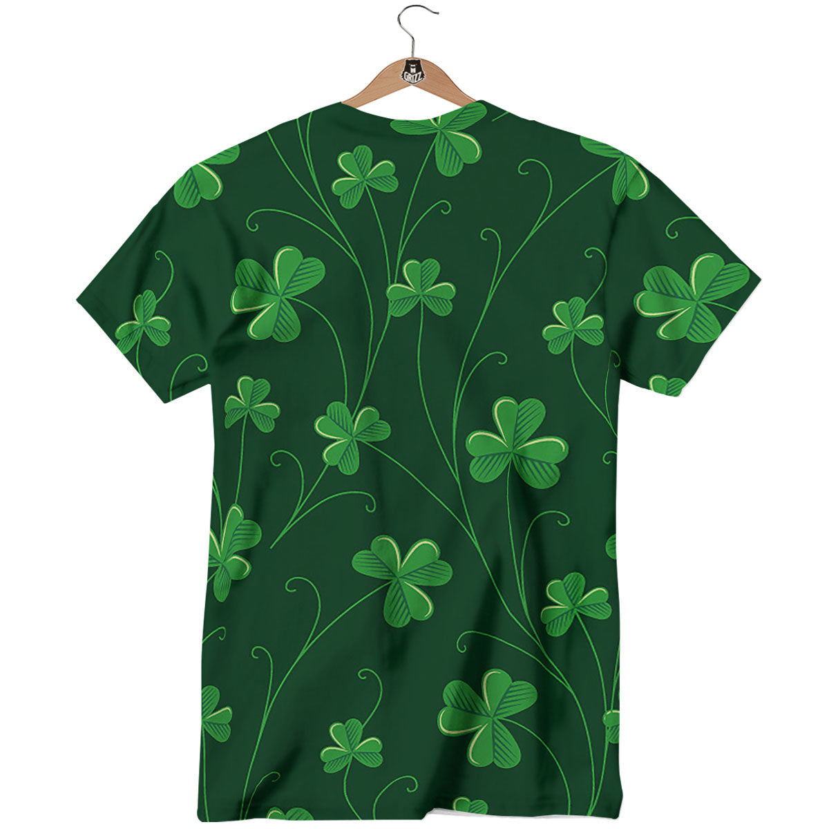 St. Patrick's Day Irish Leaf Print T-Shirt-grizzshop