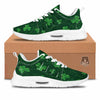 St. Patrick's Day Irish Leaf Print Tennis Shoes-grizzshop