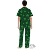 St. Patrick's Day Irish Leaf Print Women's Pajamas Set-grizzshop