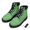 St. Patrick's Day Irish Plaid Print Boots-grizzshop