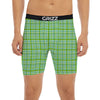 St. Patrick's Day Irish Plaid Print Boxer Briefs-grizzshop