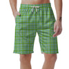 St. Patrick's Day Irish Plaid Print Men's Shorts-grizzshop