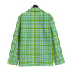 St. Patrick's Day Irish Plaid Print Men's Sport Coat-grizzshop