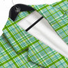 St. Patrick's Day Irish Plaid Print Men's Sport Coat-grizzshop