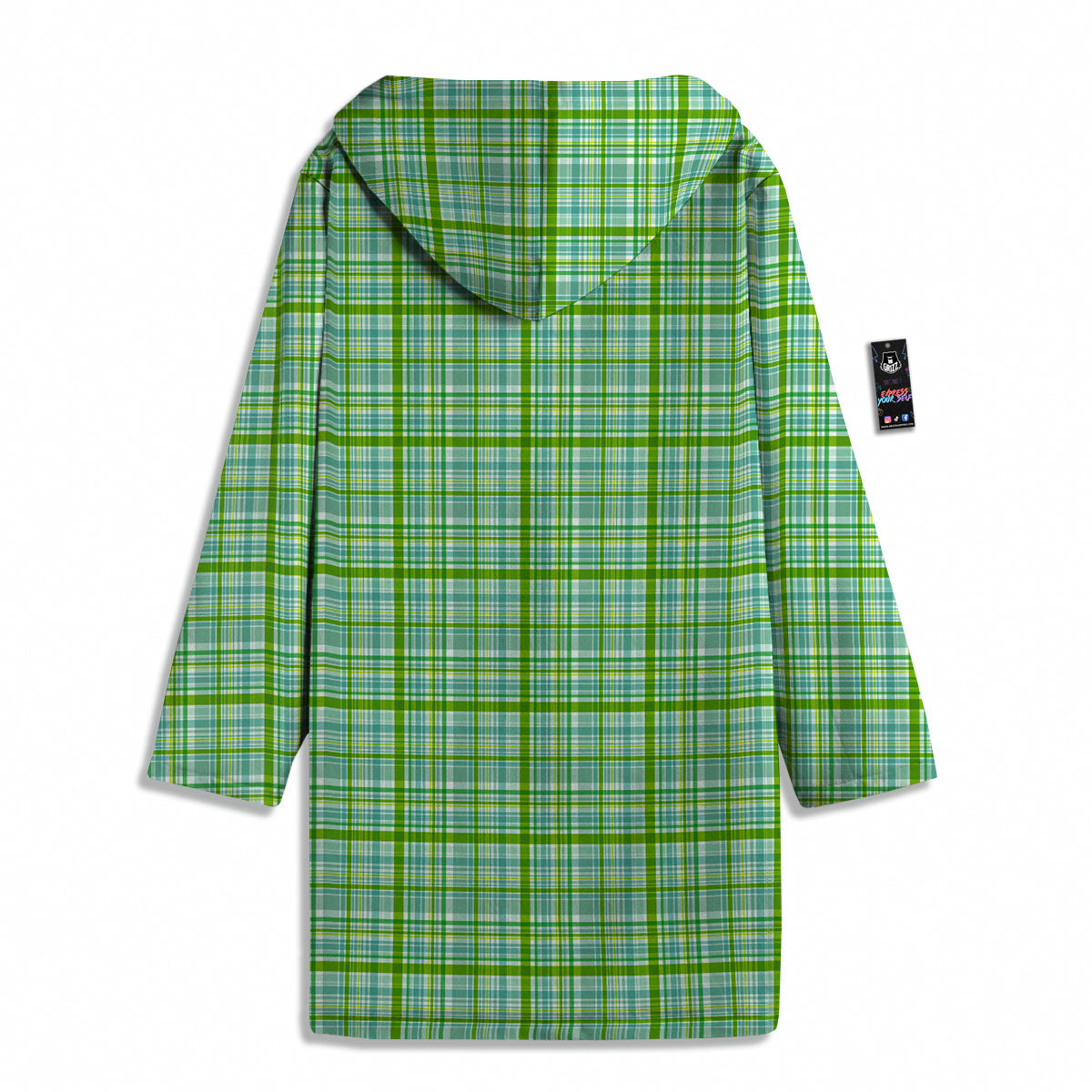 St. Patrick's Day Irish Plaid Print Men's Windbreaker Jacket-grizzshop