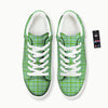 St. Patrick's Day Irish Plaid Print Platform Shoes-grizzshop