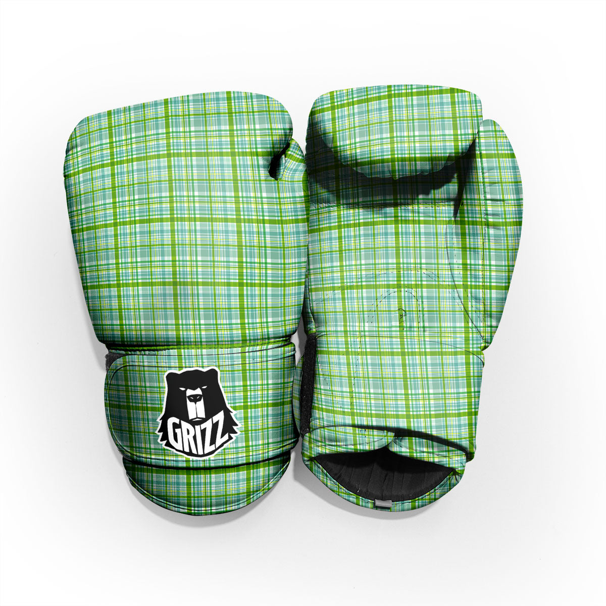 St. Patrick's Day Irish Plaid Print Pro Boxing Glove