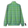 St. Patrick's Day Irish Plaid Print Track Jacket-grizzshop