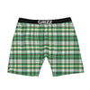 St. Patrick's Day Irish Tartan Print Boxer Briefs-grizzshop