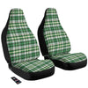 St. Patrick's Day Irish Tartan Print Car Seat Covers-grizzshop