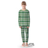 St. Patrick's Day Irish Tartan Print Kid's Pajamas-grizzshop