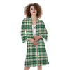 St. Patrick's Day Irish Tartan Print Kimono-grizzshop