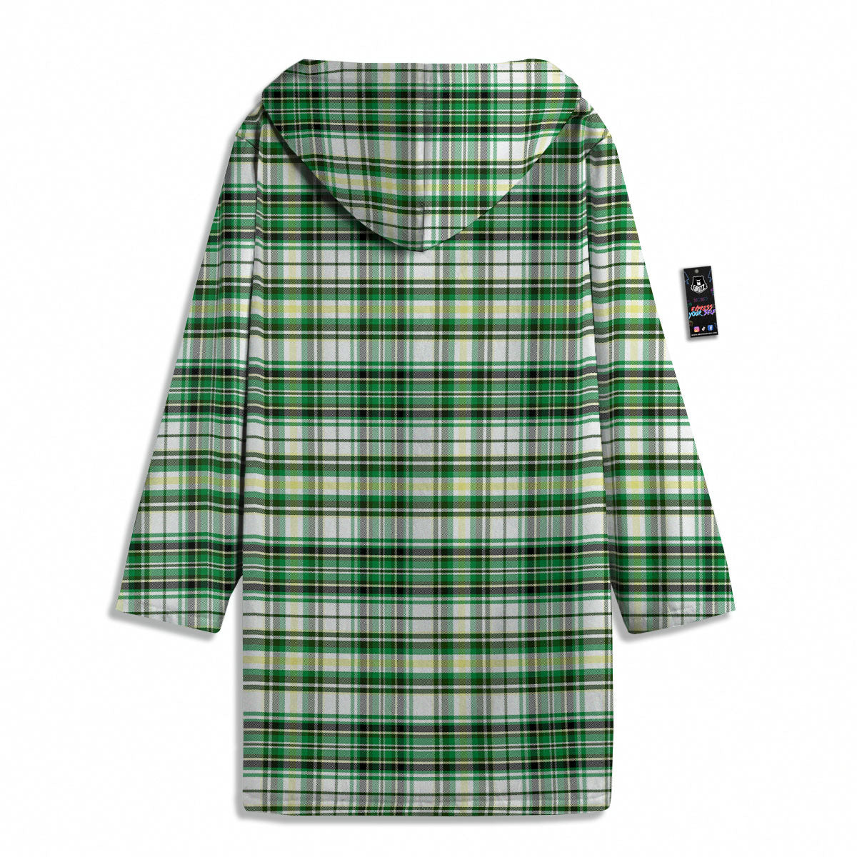 St. Patrick's Day Irish Tartan Print Men's Windbreaker Jacket-grizzshop