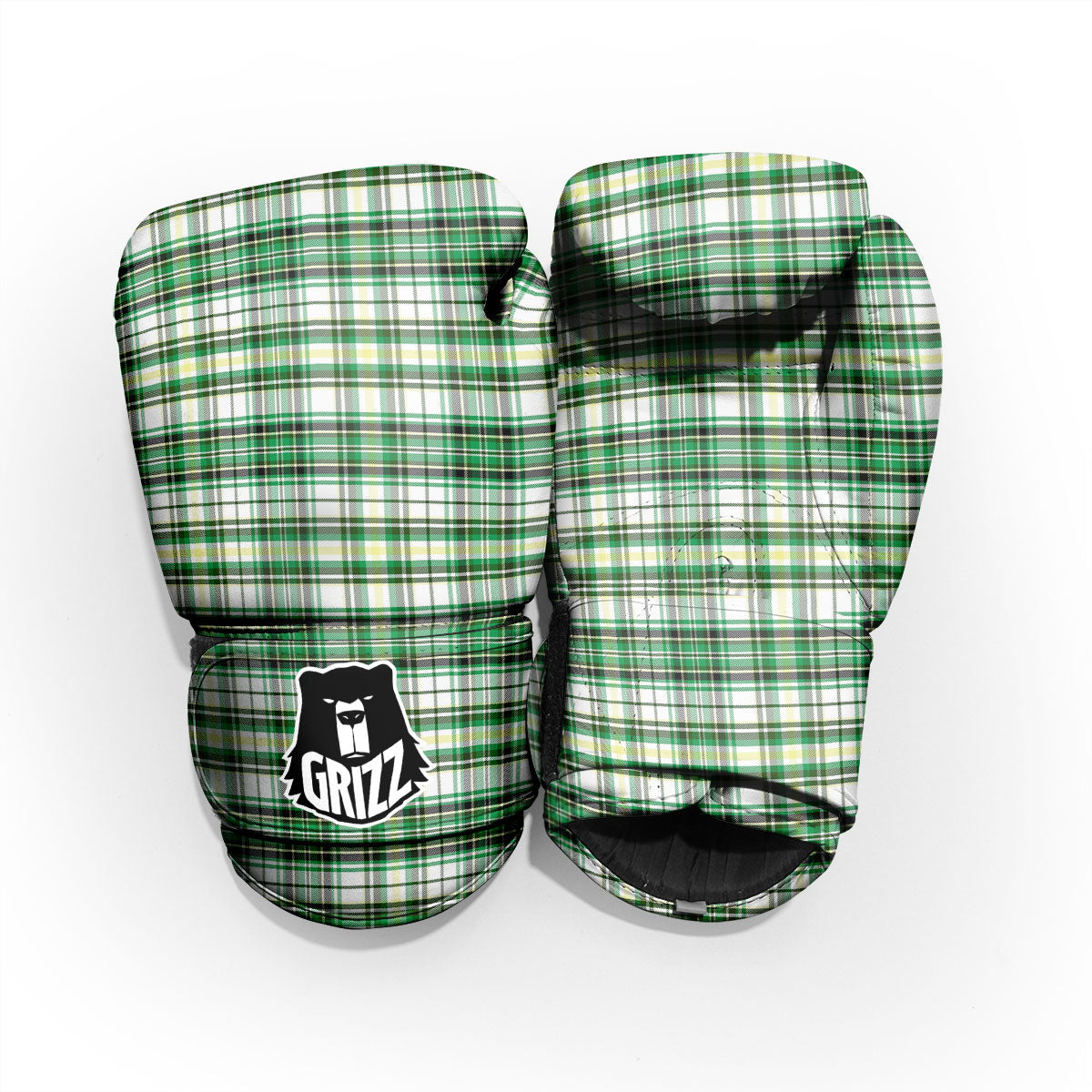 St. Patrick's Day Irish Tartan Print Pro Boxing Glove