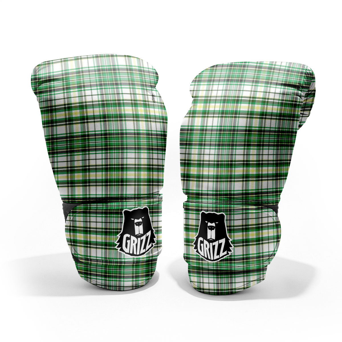 St. Patrick's Day Irish Tartan Print Pro Boxing Glove