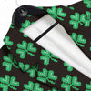 St. Patrick's Day Pixel Clover Print Pattern Men's Sport Coat-grizzshop