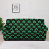 St. Patrick's Day Pixel Clover Print Pattern Sofa Cover-grizzshop