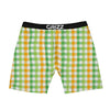 St. Patrick's Day Plaid Print Boxer Briefs-grizzshop