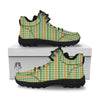 St. Patrick's Day Plaid Print Hiking Shoes-grizzshop