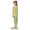 St. Patrick's Day Plaid Print Kid's Pajamas-grizzshop