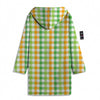 St. Patrick's Day Plaid Print Men's Windbreaker Jacket-grizzshop