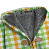 St. Patrick's Day Plaid Print Men's Windbreaker Jacket-grizzshop