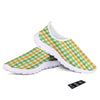 St. Patrick's Day Plaid Print Nurse Shoes-grizzshop