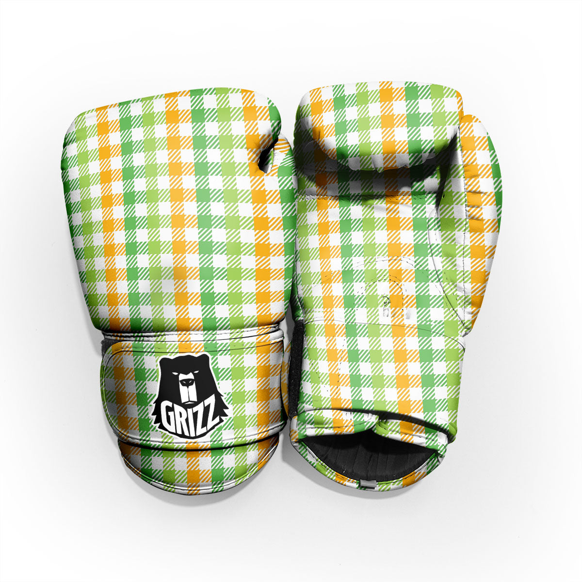 St. Patrick's Day Plaid Print Pro Boxing Glove