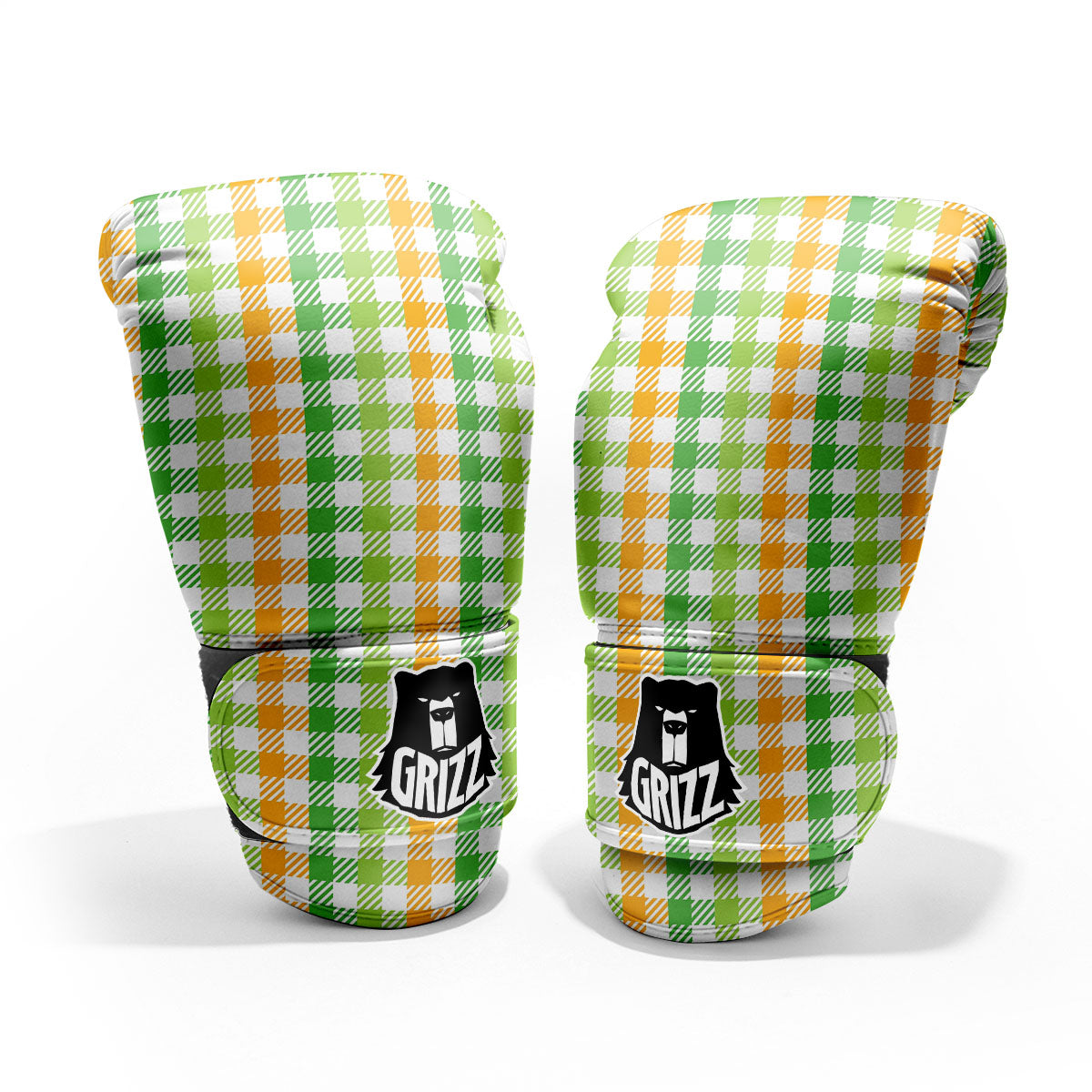 St. Patrick's Day Plaid Print Pro Boxing Glove