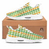 St. Patrick's Day Plaid Print Tennis Shoes-grizzshop