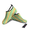 St. Patrick's Day Plaid Print Water Shoes-grizzshop