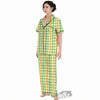 St. Patrick's Day Plaid Print Women's Pajamas Set-grizzshop