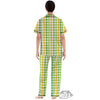 St. Patrick's Day Plaid Print Women's Pajamas Set-grizzshop