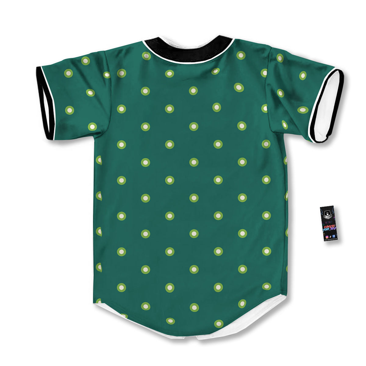 St. Patrick's Day Polka Dot Irish Print Baseball Jersey-grizzshop