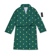 St. Patrick's Day Polka Dot Irish Print Bathrobe-grizzshop